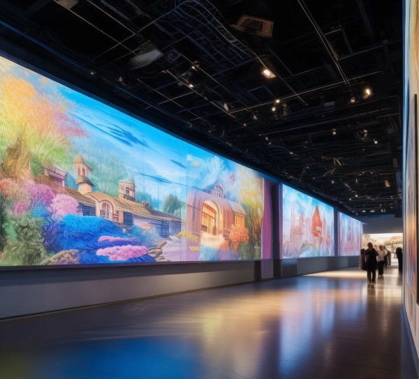 时间与艺术，宣化数字油画展